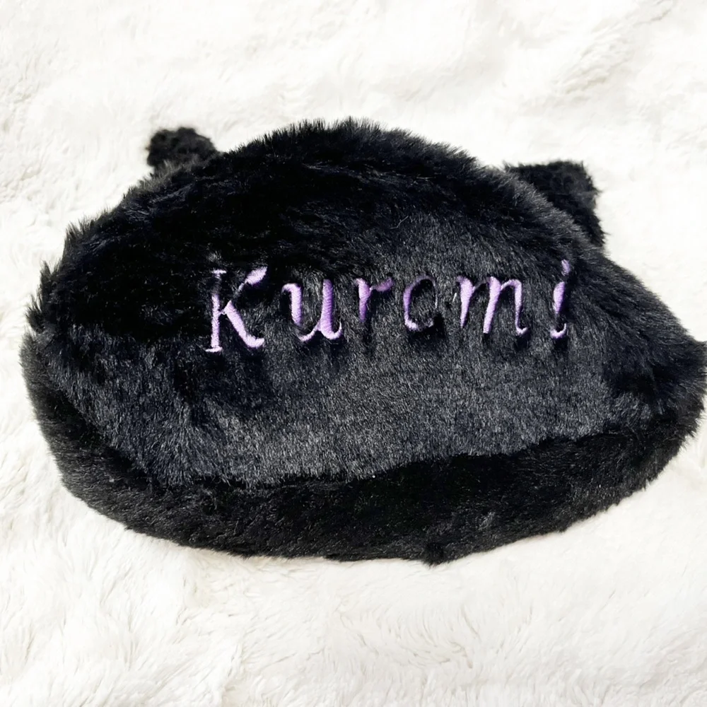 Sanrio Kuromi Black Plush Pencil Case